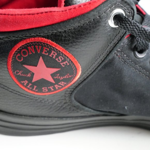 Converse - Black/Red - Men's Size 8 - Picture 5 of 14